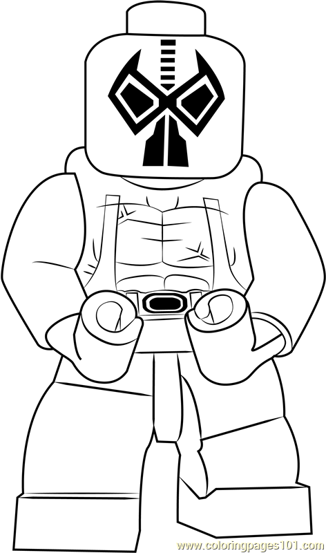 Lego Bane Coloring Page - Free Lego Coloring Pages ...