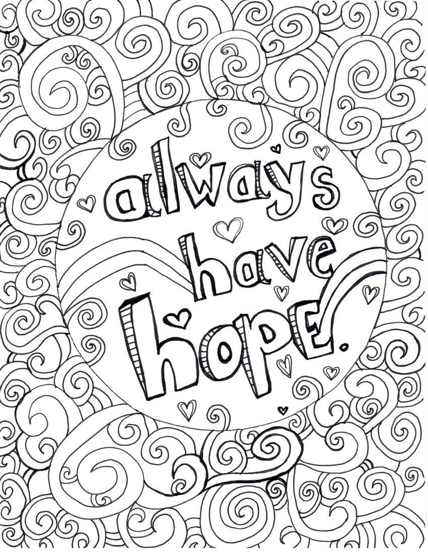 Hope Coloring Pages at GetDrawings.com | Free for personal ...
