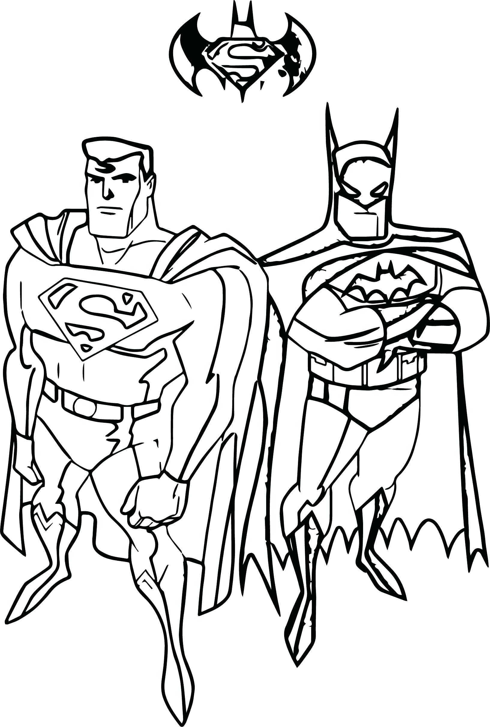 Batman Vs Superman Coloring Pages Coloring Home
