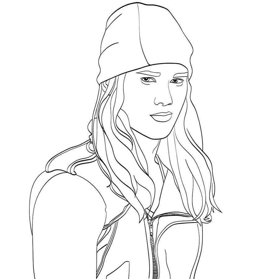 Coloring Pages : Descendants Coloring Pictures Jay From ...