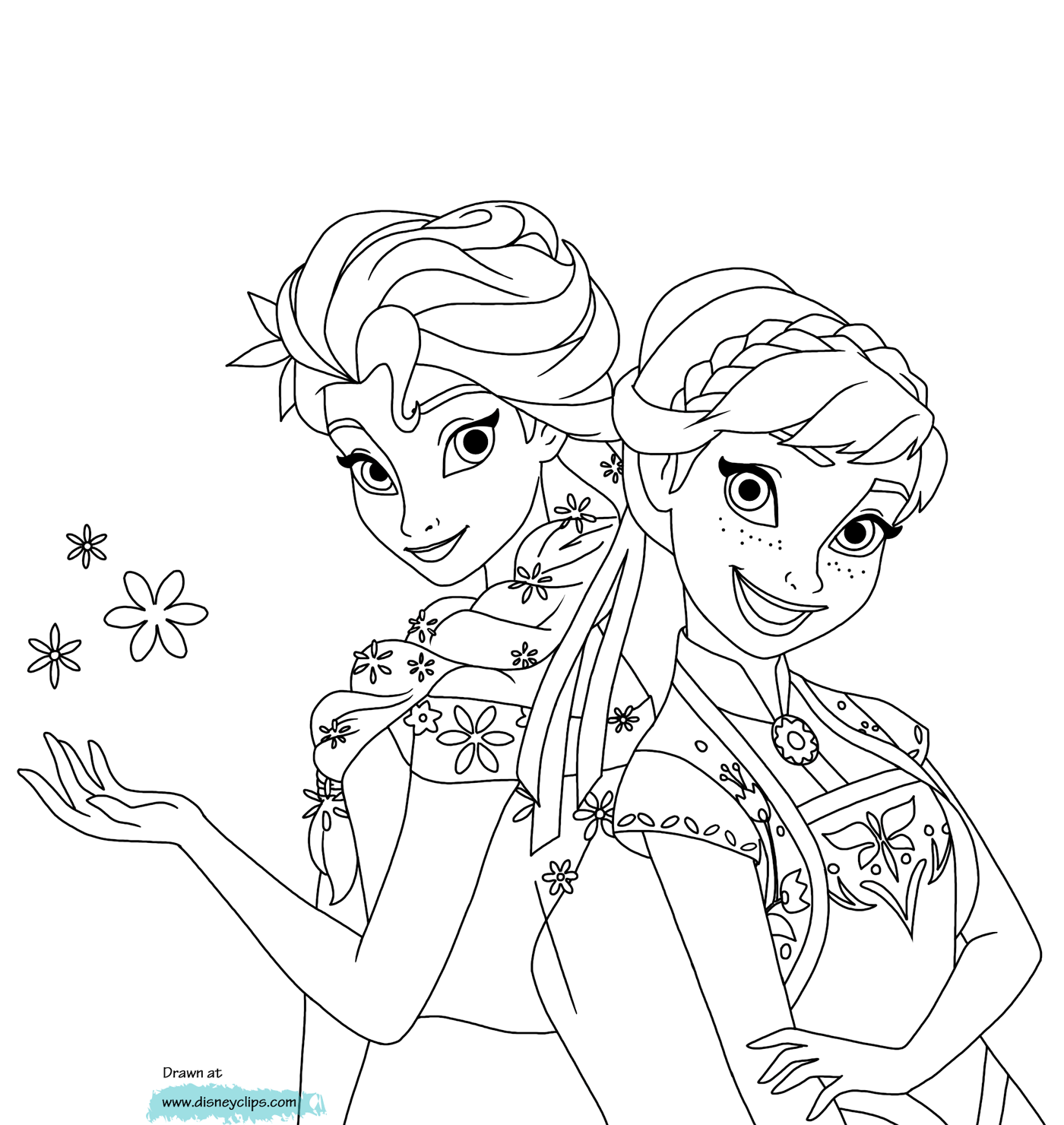 Frozen Fever Coloring Pages Coloring Home