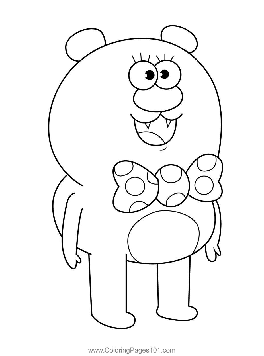 Beary Nice Uncle Grandpa Coloring Page ...