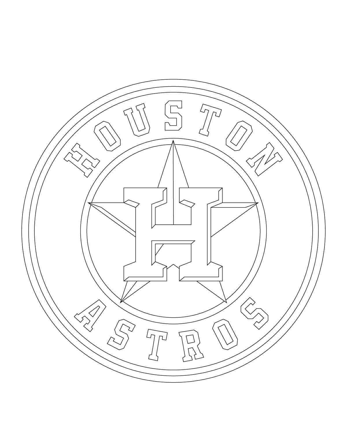 Printable Houston Astros Coloring Pages ...