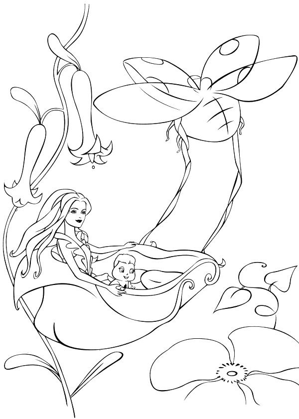 barbie-fairytopia-coloring-pages | Free Coloring Pages on Masivy World