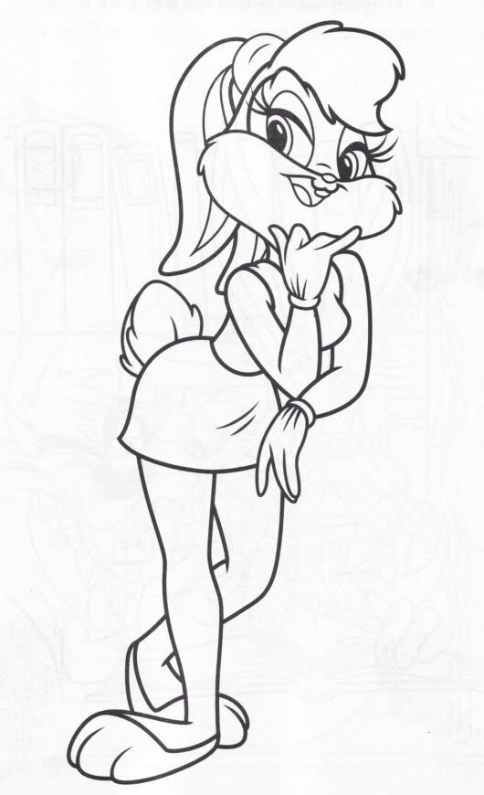 Download Bugs Bunny And Lola Bunny Coloring Pages - Coloring Home