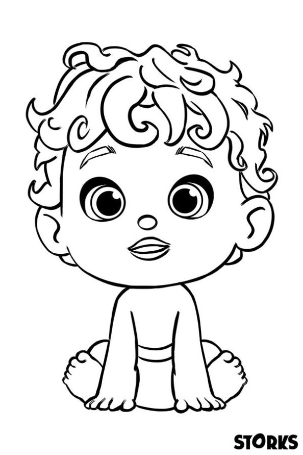 Baby - Storks Movie Coloring Page
