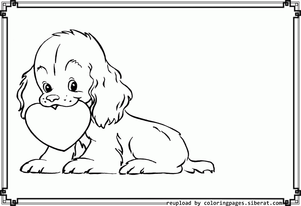Cute Puppy Coloring Pages (17 Pictures) - Colorine.net | 18479