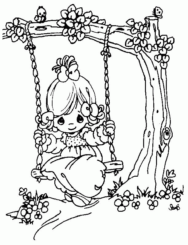 Precious Moments Coloring Pages and Book | UniqueColoringPages