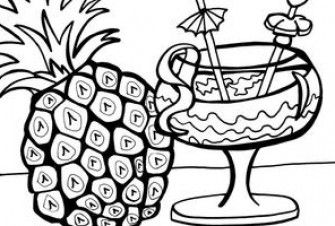 Hawaii Printables - Coloring Pages for Kids and for Adults