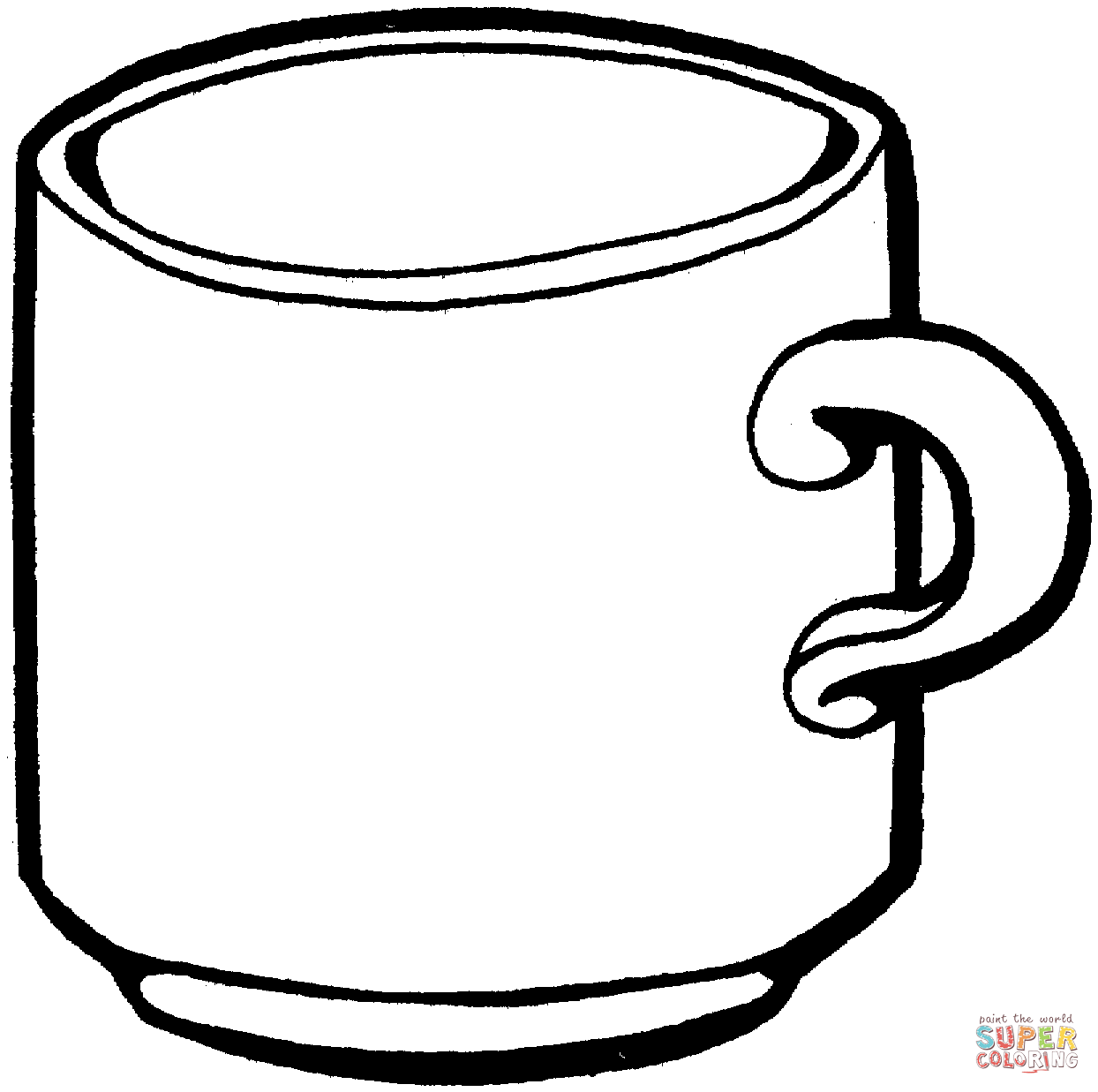 Tea Cup coloring page | Free Printable Coloring Pages