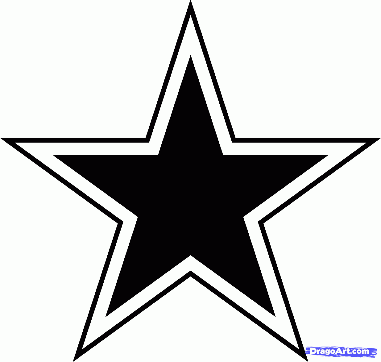 Dallas Cowboys Logo Coloring Page - High Quality Coloring Pages