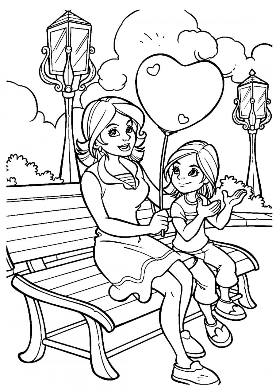 Mother coloring pages | Printable coloring pages