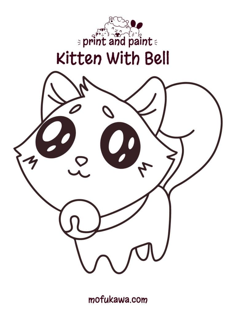 Printable Kitten Coloring Pages   For Kids And Adults   Coloring Home