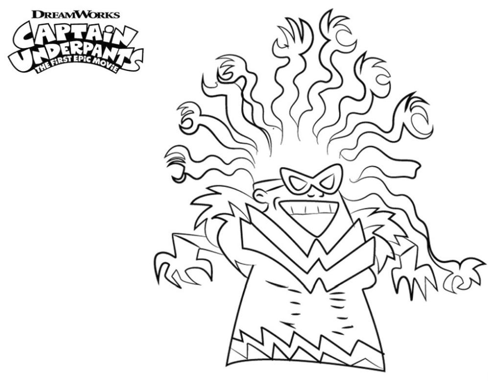 Get This Captain Underpants Coloring Pages Online 550y !