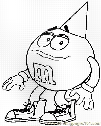 m and m coloring pages | Coloring Pages M & M'006 (10) (Cartoons > Others)  - free printable ... | Super coloring pages, Candy coloring pages, Coloring  pages