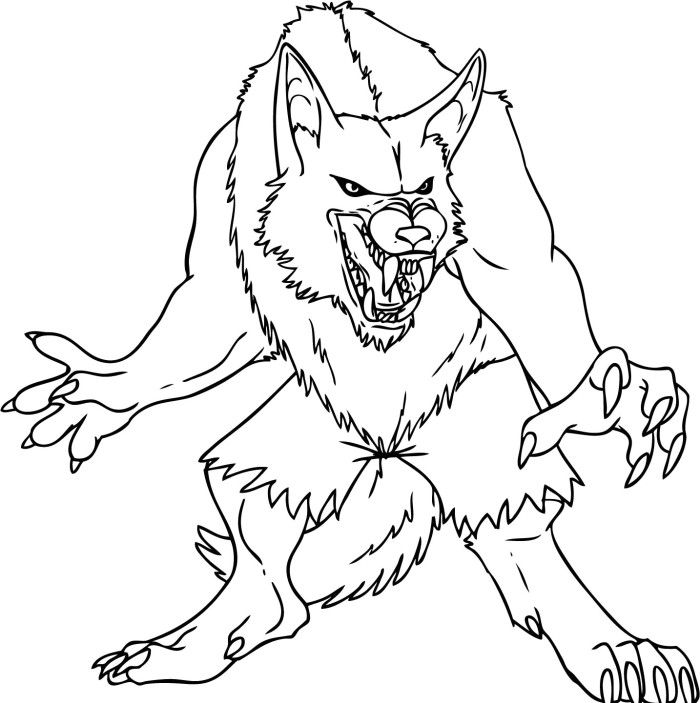 Zombie Demon Wolves Coloring Pages | Monster coloring pages, Coloring pages,  Demon wolf