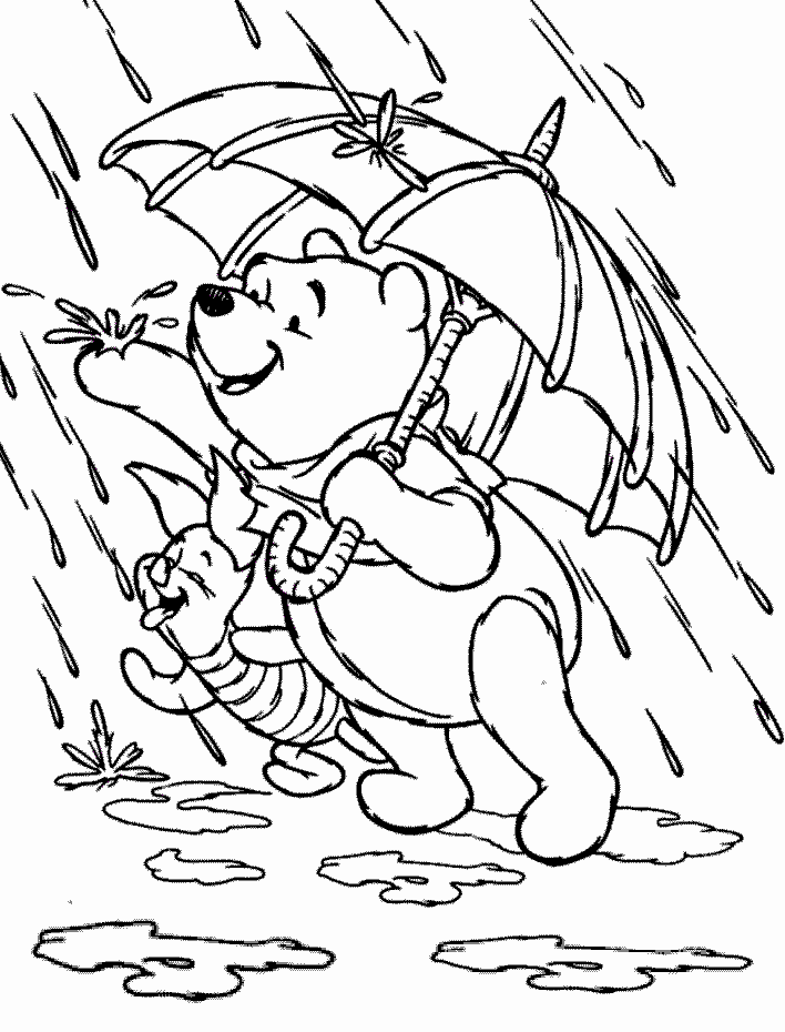 Rain Coloring Pages - Best Coloring Pages For Kids