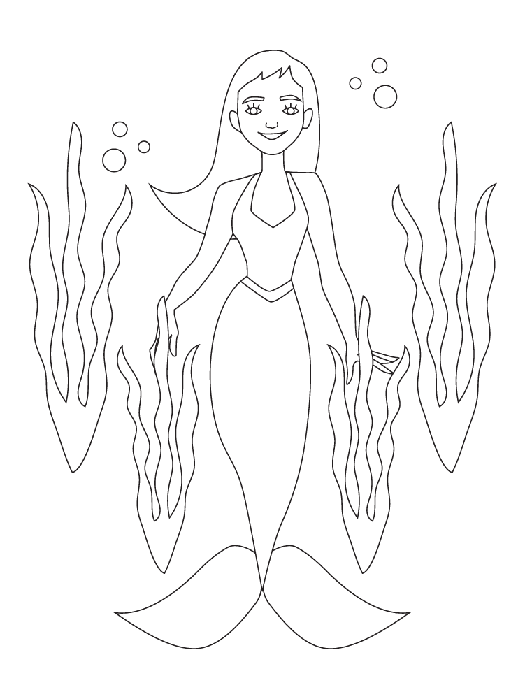 Free Printable Mermaid Coloring Pagesparents.com - Coloring Home