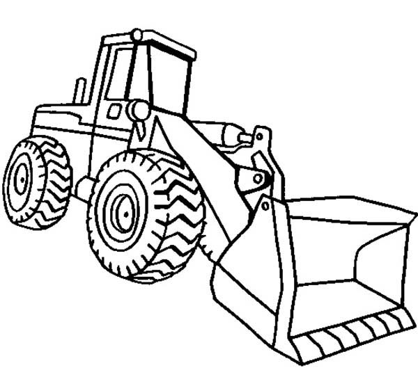 Front Loader Excavator Coloring Pages - Download & Print Online Coloring  Pages for Free | Color Nimbus | Online coloring pages, Coloring pages,  Coloring books