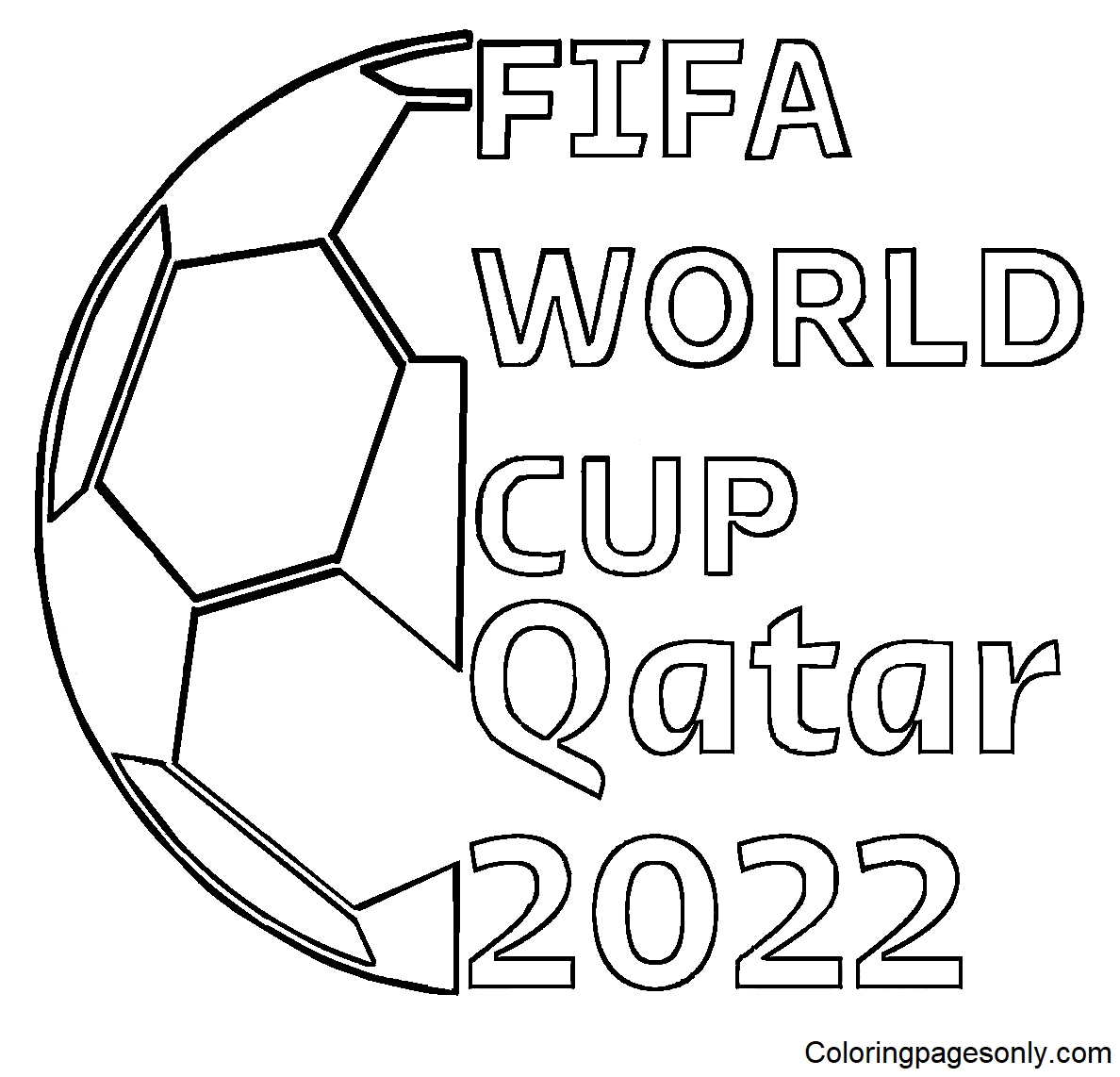 FIFA World Cup 2022 Coloring Pages - Coloring Pages For Kids And Adults
