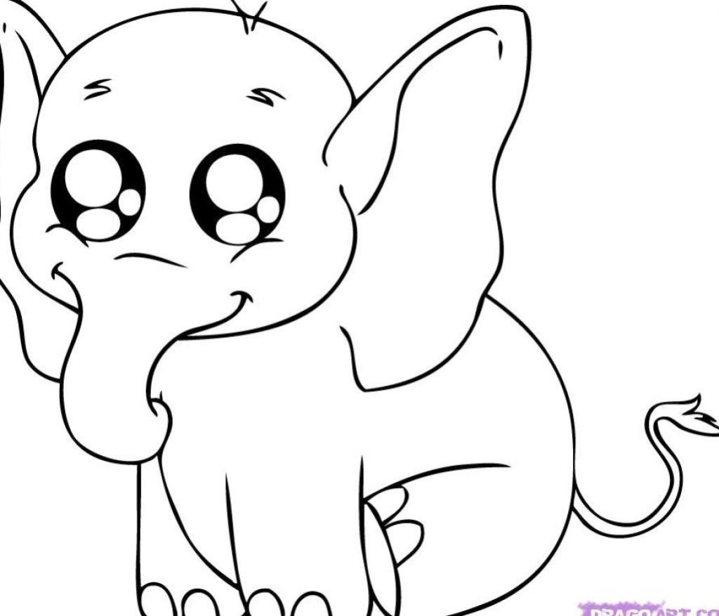 Draw Cute Baby Animals Coloring Pages Coloring Page For Kids ...