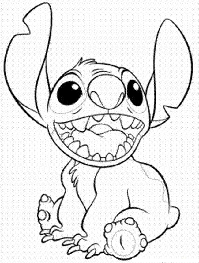 Ideas Cute Stitch Cartoons Printable Coloring Page | Colouring ...