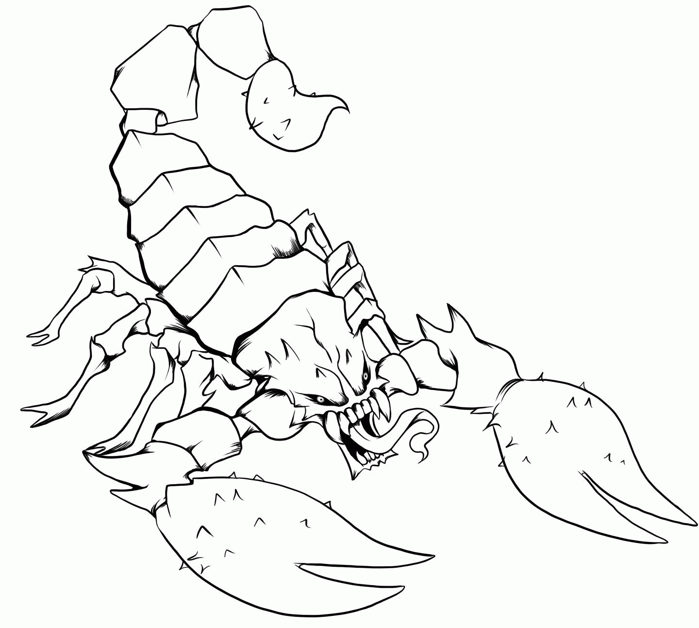 Scorpions Coloring Pages Coloring Home Get up close and personal with this scary scorpion at joshua tree national park! scorpions coloring pages coloring home