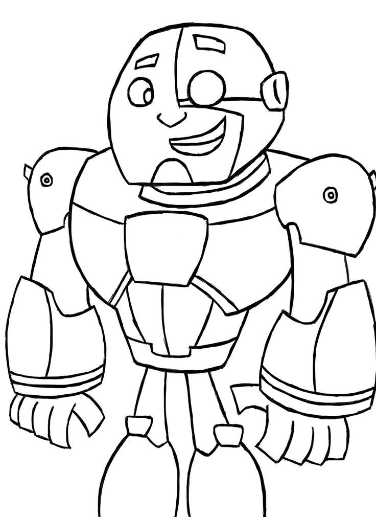 Teen Titans Coloring Book - Coloring Pages for Kids and for Adults