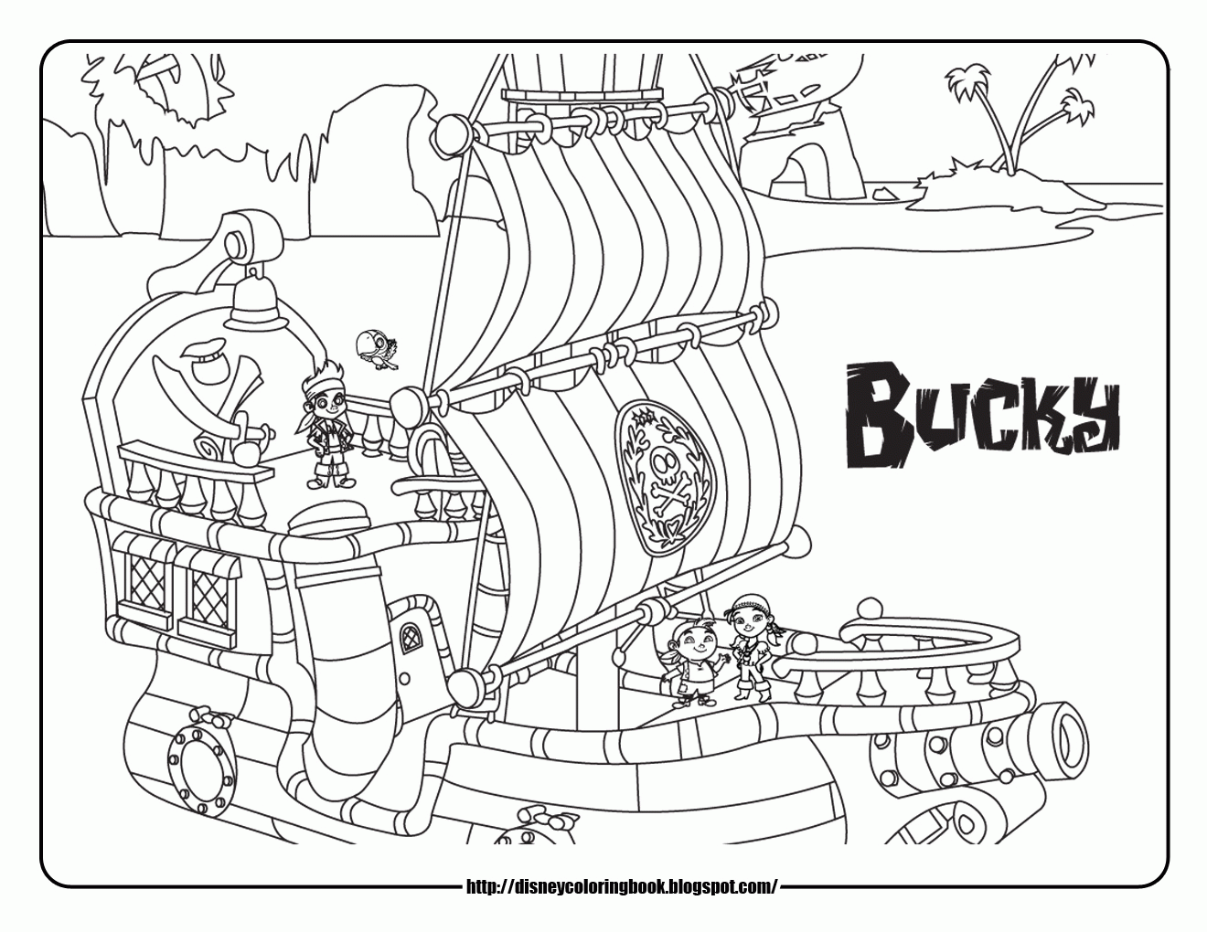 Printable Jake and The Neverland Pirates Coloring Pages #4997 Jake ...