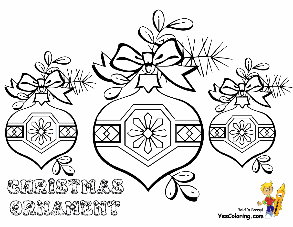Christmas Decoration Coloring Pages For Adults - Coloring Pages ...