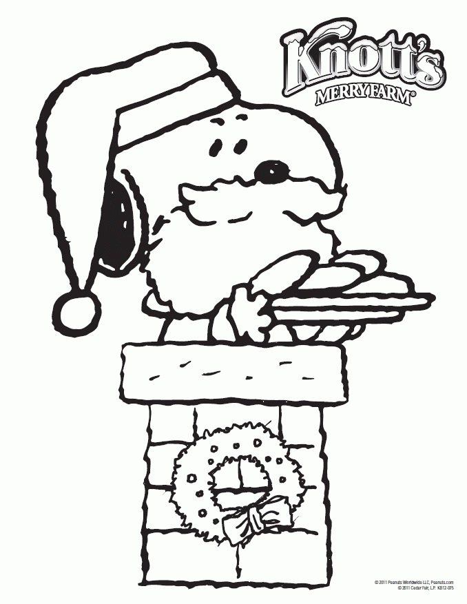 Snoopy And Woodstock Christmas Coloring Pages - Coloring Home
