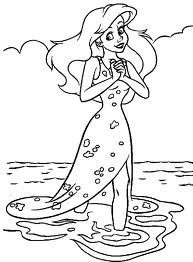Ariel The Little Mermaid - Coloring Pages for Kids and for Adults