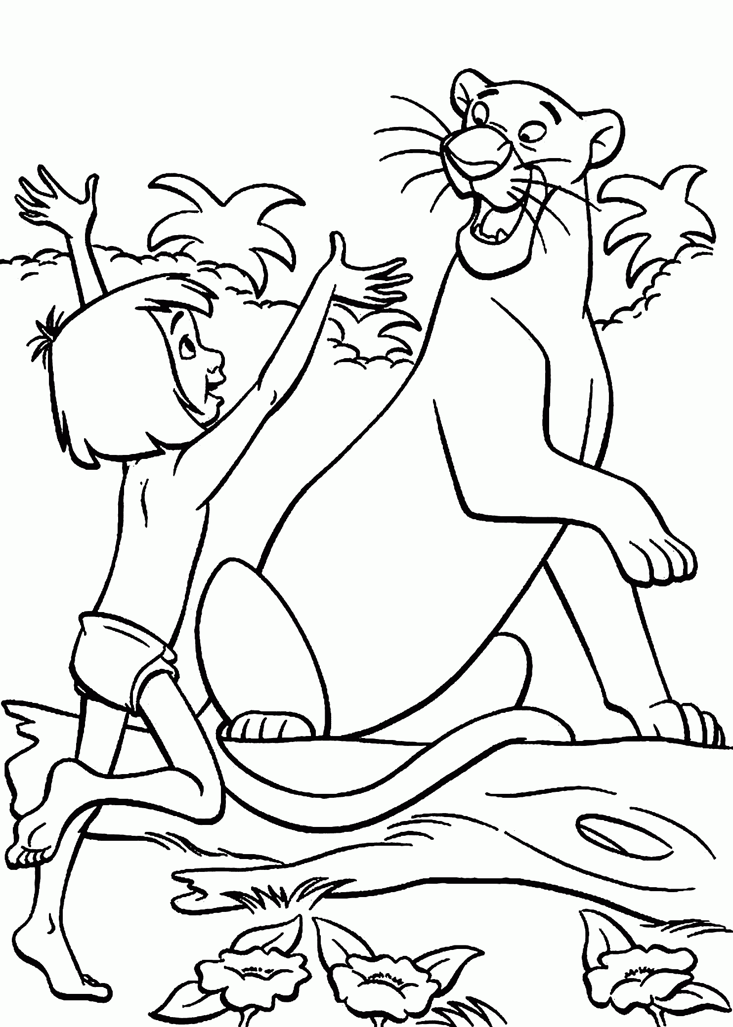 Download Coloring Pages Of Jungle Book - Coloring Home
