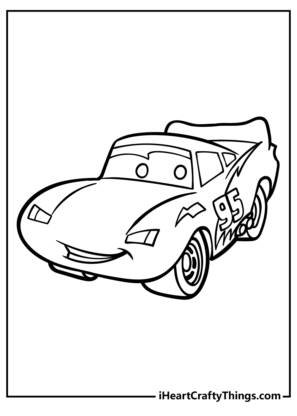Printable Lightning McQueen Coloring Pages (Updated 2023)