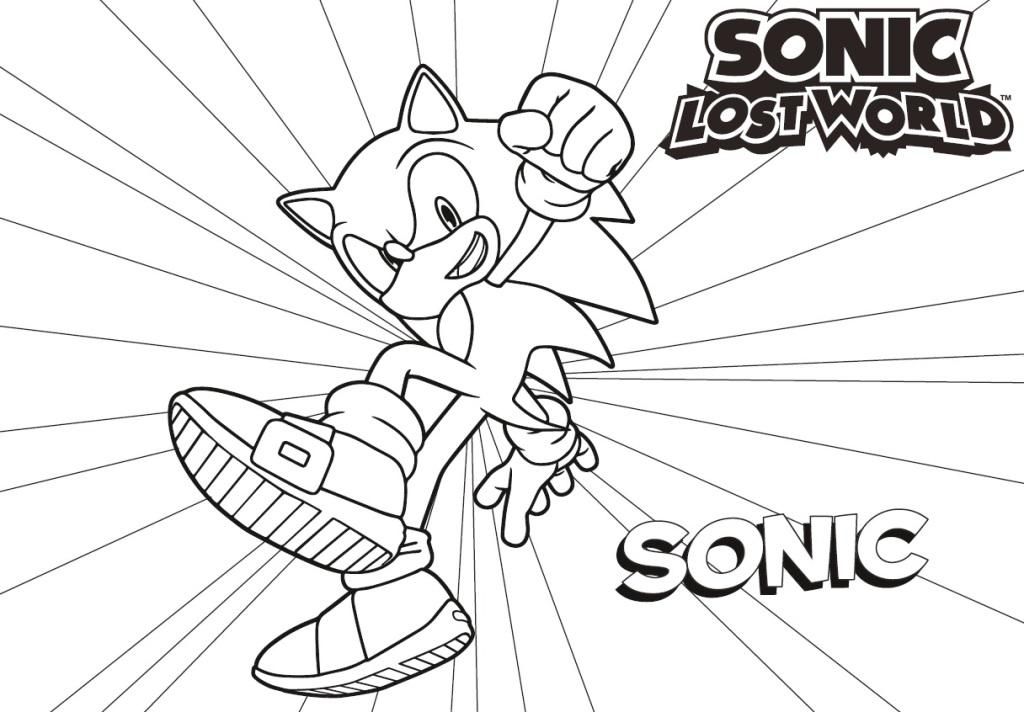 Sonic Coloring Pages Free Printable - Coloring