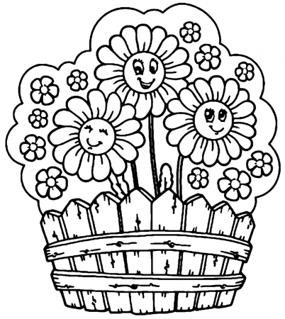 Daisy Coloring Pages – coloring.rocks!