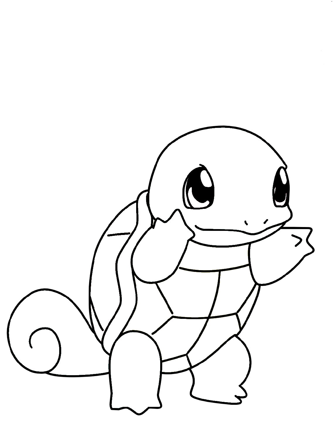 Squirtle Coloring Pages Pokemon 20   Educative Printable ...