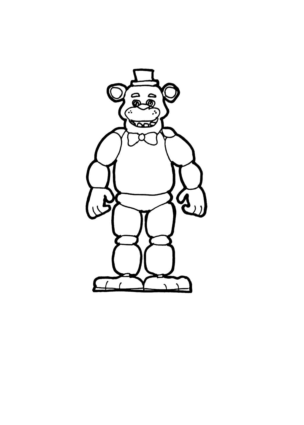 Coloring Book : Five Nights At Freddy Coloring Pages Simple ...