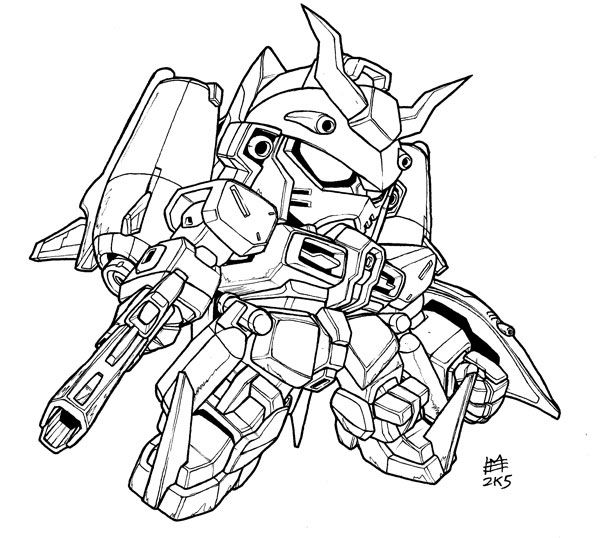 Gundam Coloring Pages - Coloring Home
