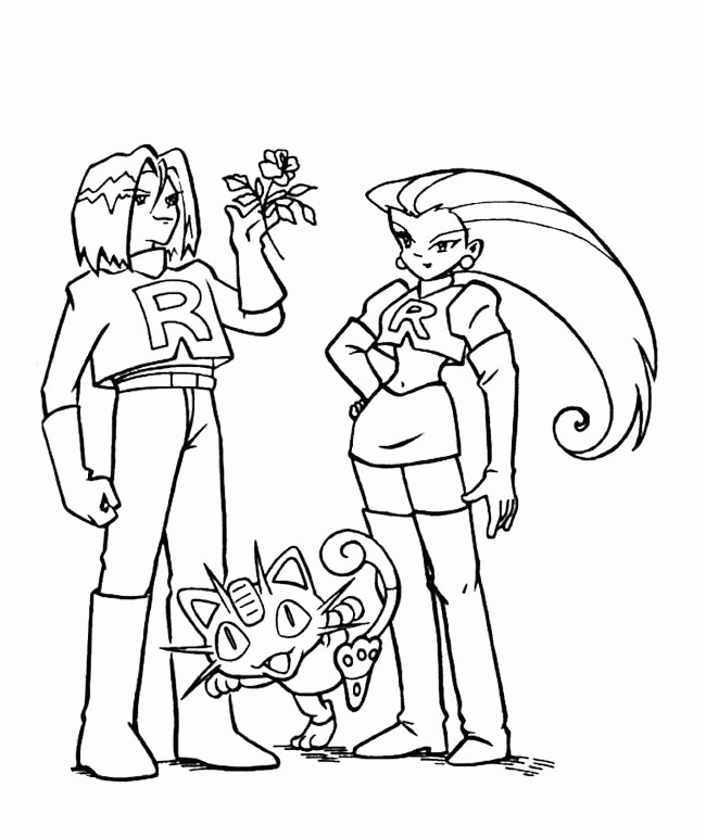 Download Pokemon Coloring Pages Team Rocket - Coloring Home