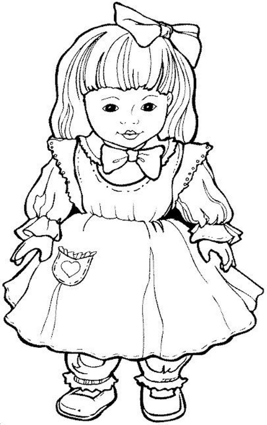 Coloring Pages Dolls - Coloring Home