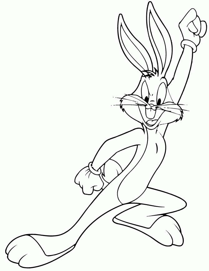 Bugs Bunny With Carrot Coloring Pages - coloringmania.pw ...