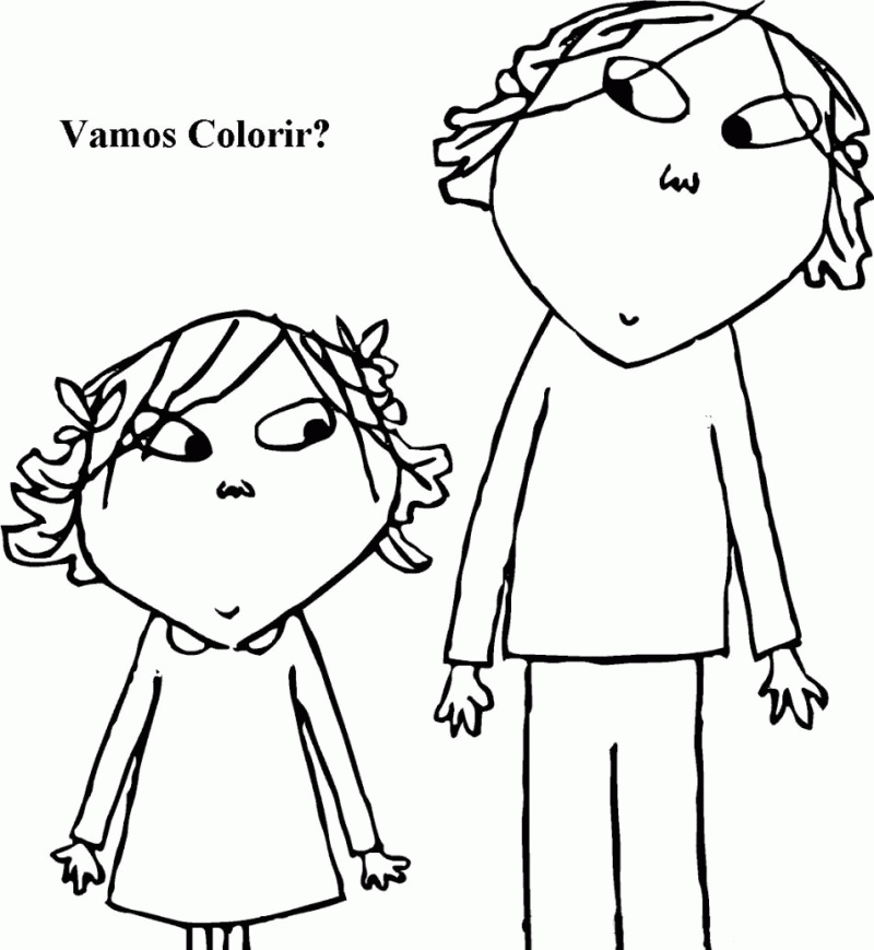 Charlie And Lola Coloring Pages To Print - High Quality Coloring Pages