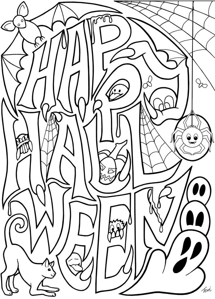 1000+ ideas about Halloween Coloring Pages ...