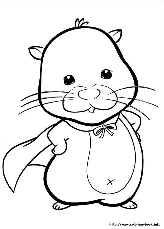 hamster coloring pages. pictures oxnard the hamster coloring pages ...