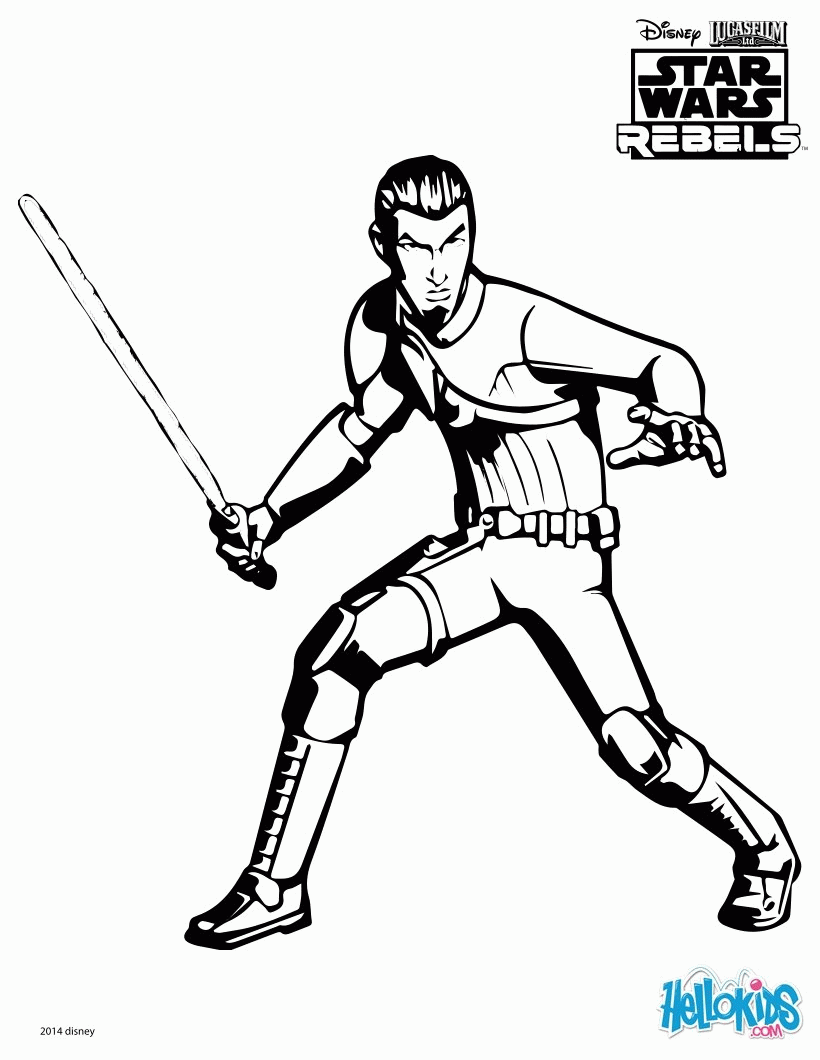 STAR WARS coloring pages - Kylo Ren - Star Wars