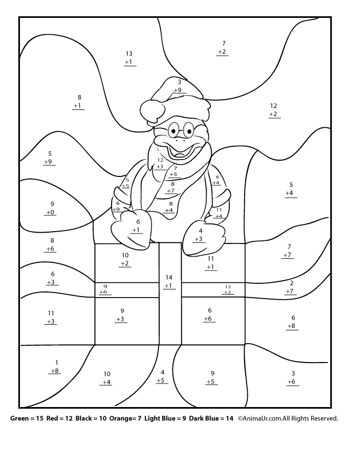 Christmas & Winter Math Worksheets for 2nd, 3rd and 4th Graders ...