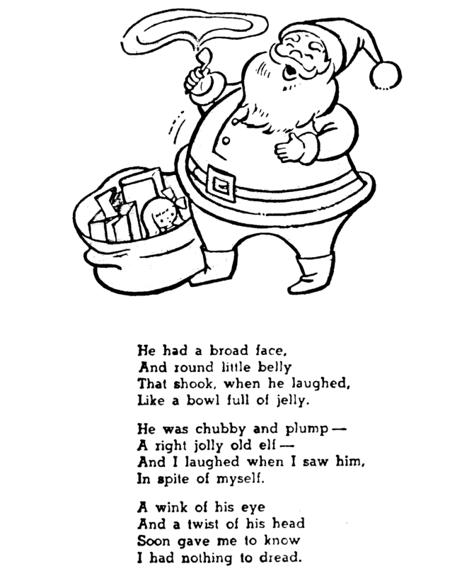 night before christmas poem for kids - Clip Art Library