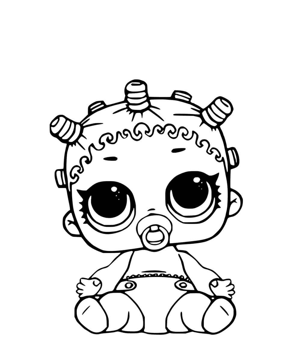 Lol Dolls Coloring Page Coloring Page For Kids Coloring Home