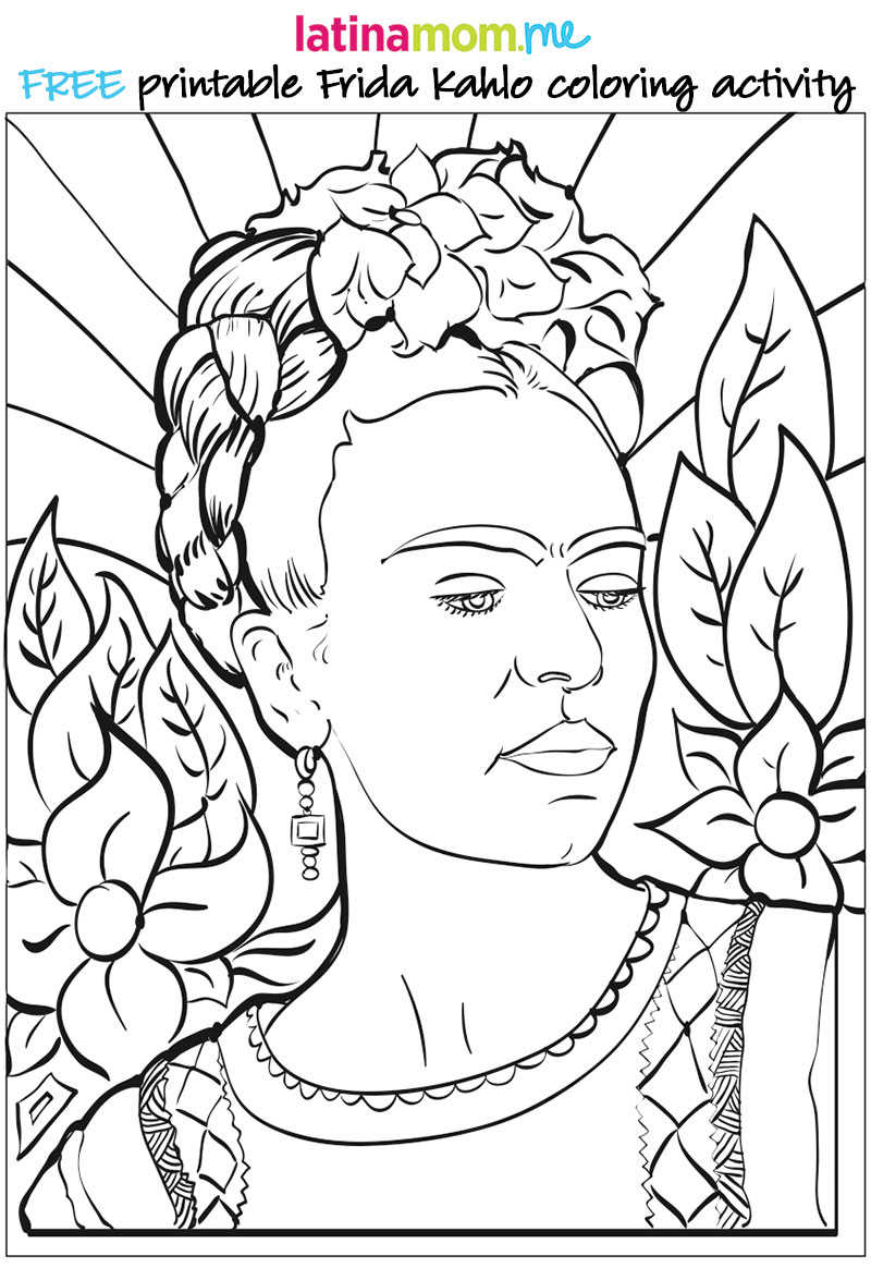 Free Coloring Pages Inspired By Inspiring Women   Mendes Weed, LLP ...
